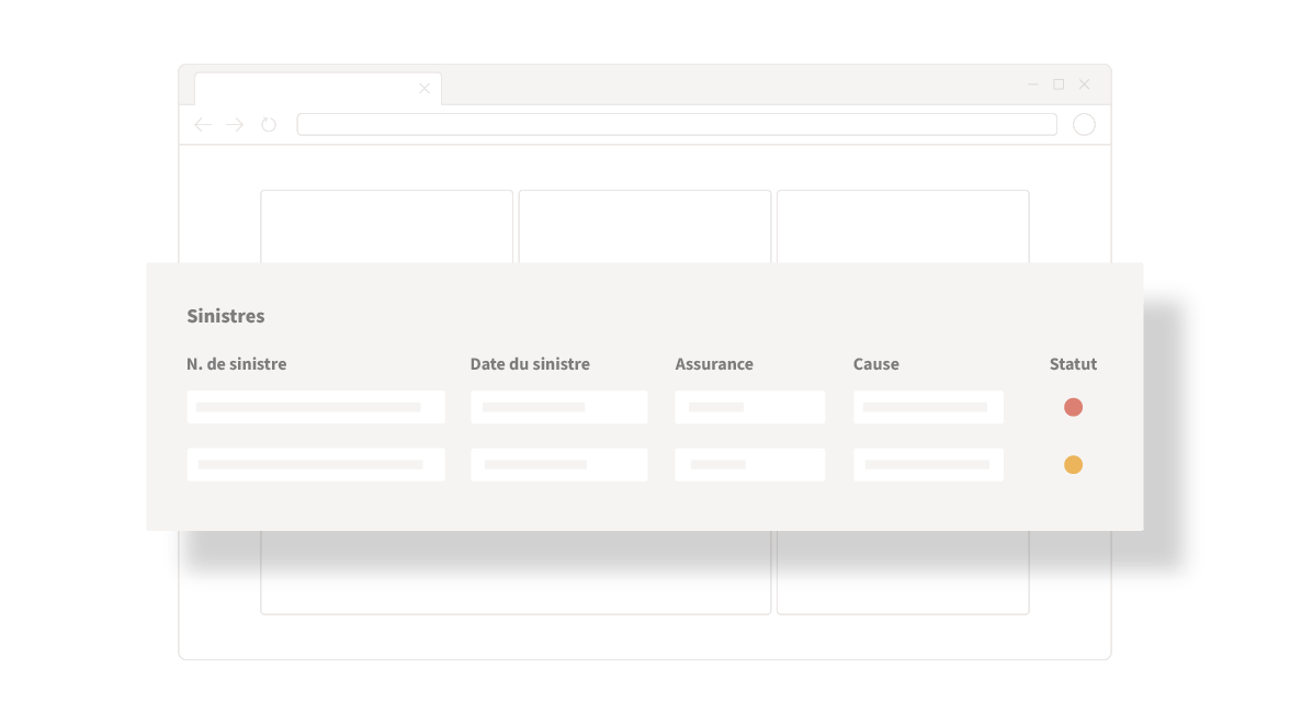 Gestion des assurances - BI - Suivez vos cas de sinistre