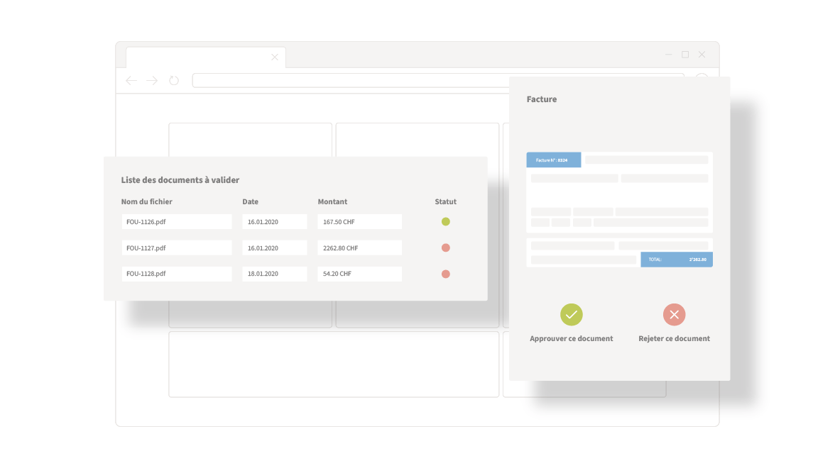 Gestion des Finances - Outils de gestion de l'approbation des factures