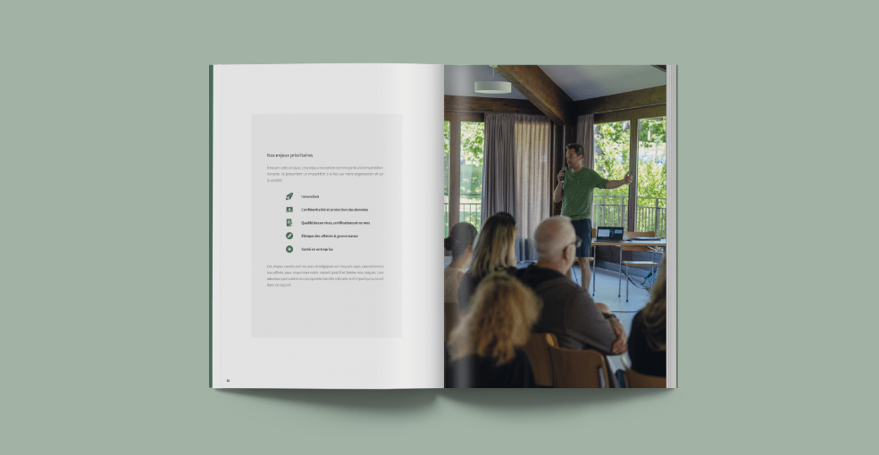 Loyco rapport d'impact 2024 article matrice double matérialité
